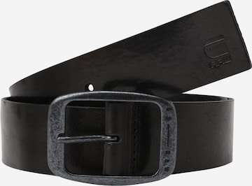 Ceinture 'Mett' G-Star RAW en noir : devant