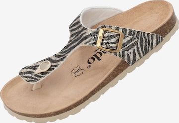 Palado Zehentrenner 'Kos Wild' in Beige: Vorderseite