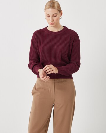 Pull-over 'Mikala' minimum en violet : devant