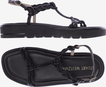 Stuart Weitzman Sandalen 41 in Schwarz: predná strana