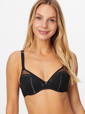 Invisible Soutien-gorge Chantelle en noir : devant