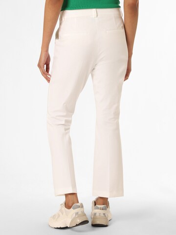 Cambio Regular Pleated Pants ' Stella ' in White