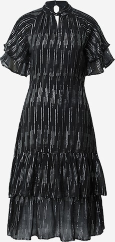 Robe Wallis en noir : devant