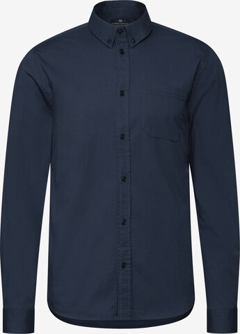 Street One MEN Regular fit Button Up Shirt in Blue: front