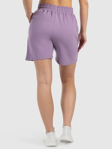 Loosefit Pantalon de sport ' Nurya ' Smilodox en violet