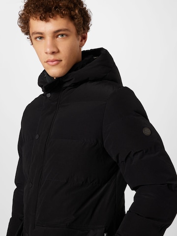 BLEND Zimná bunda - Čierna