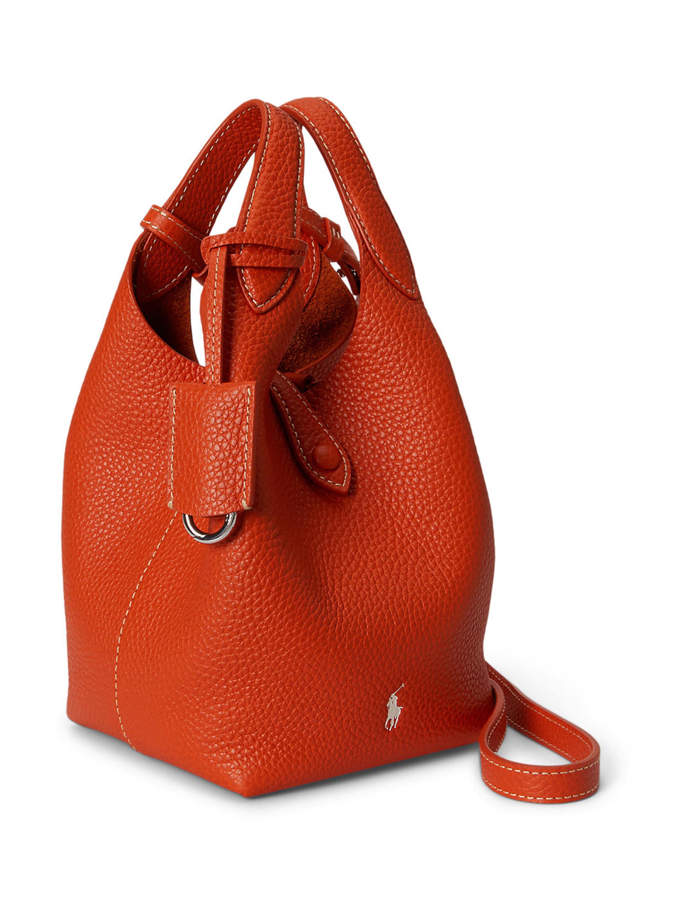 Borsa a mano 'PLY' di Polo Ralph Lauren in arancione