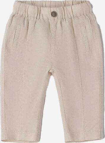 IDO COLLECTION Regular Broek in Beige: voorkant