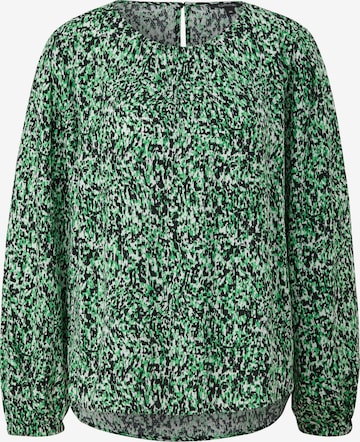 COMMA - Blusa en verde: frente