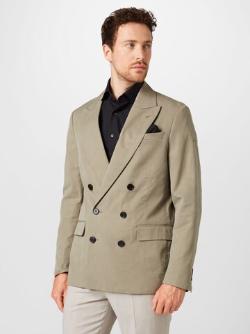 Coupe regular Veste de costume 'Vista' AllSaints en vert : devant