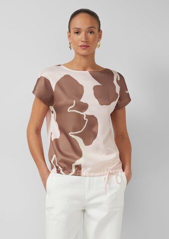 s.Oliver BLACK LABEL Bluse in Beige: Vorderseite