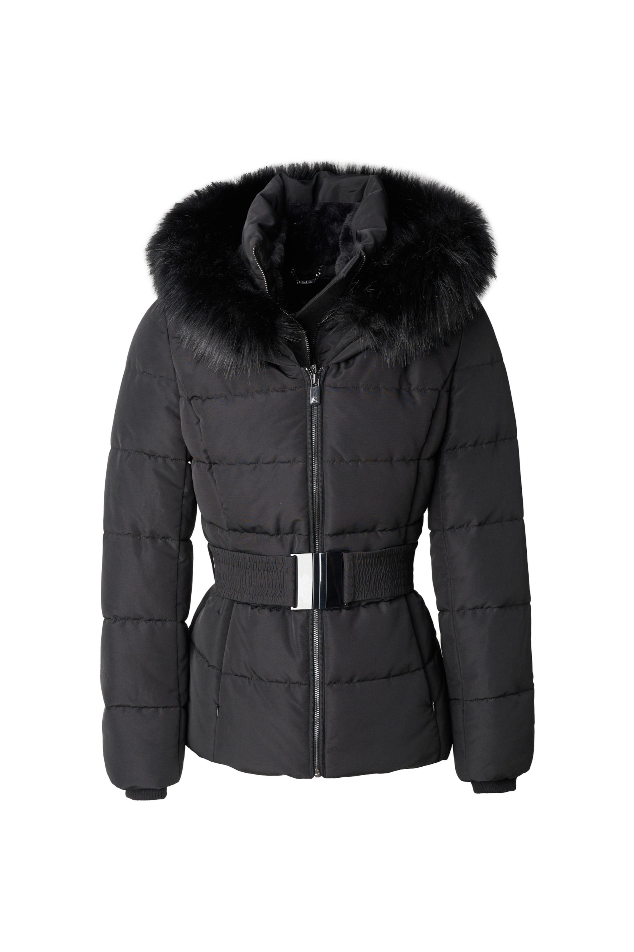 Salsa Jeans Winterjacke in Schwarz: Vorderseite