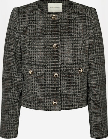 Veste mi-saison ' Yoko ' RUE de FEMME en noir : devant