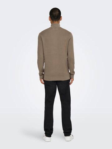 Only & Sons Trui 'ONSPhil' in Beige