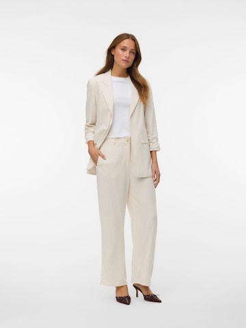 VERO MODA Wide leg Broek 'VMSisse' in Beige