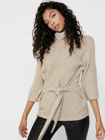 Pull-over 'Marli' ONLY en marron