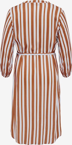 ONLY Carmakoma Shirt Dress in Brown