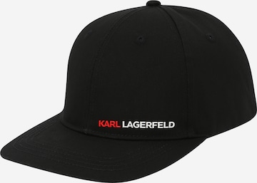 juoda Karl Lagerfeld Kepurė: priekis