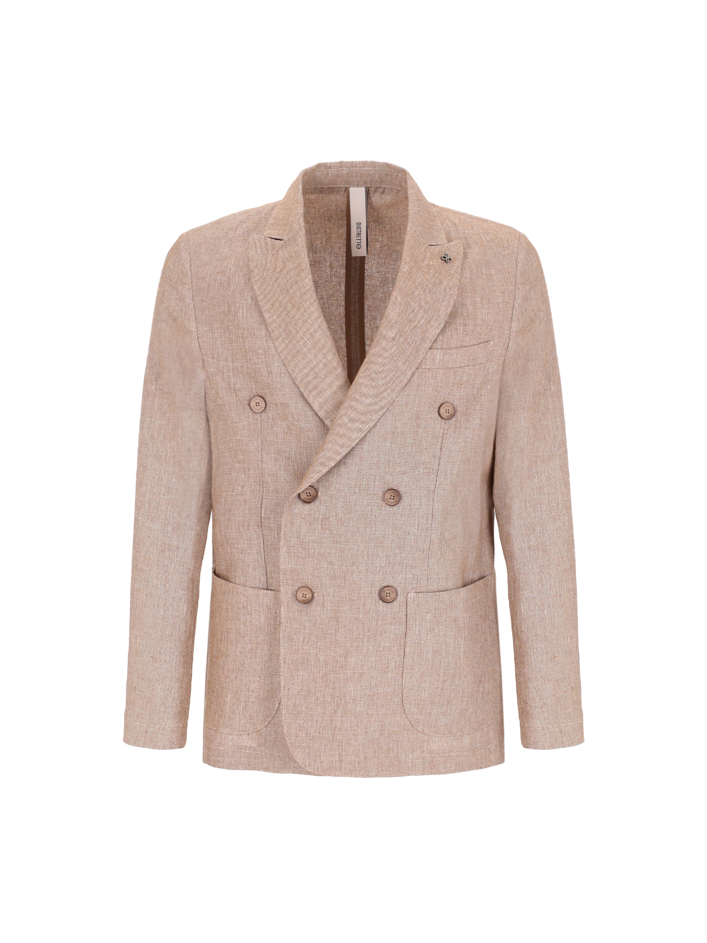 Distretto12 Regular fit Blazer in Brown: front