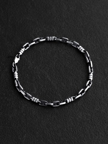 REYTEL - Pulsera 'TID ROM' en plata: frente