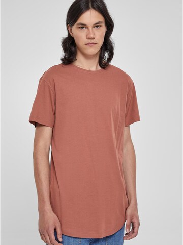 Urban Classics Shirt in Bruin: voorkant