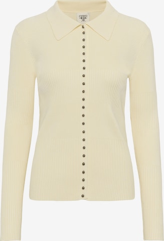 Cardigan 'KBStine' KAREN BY SIMONSEN en beige : devant