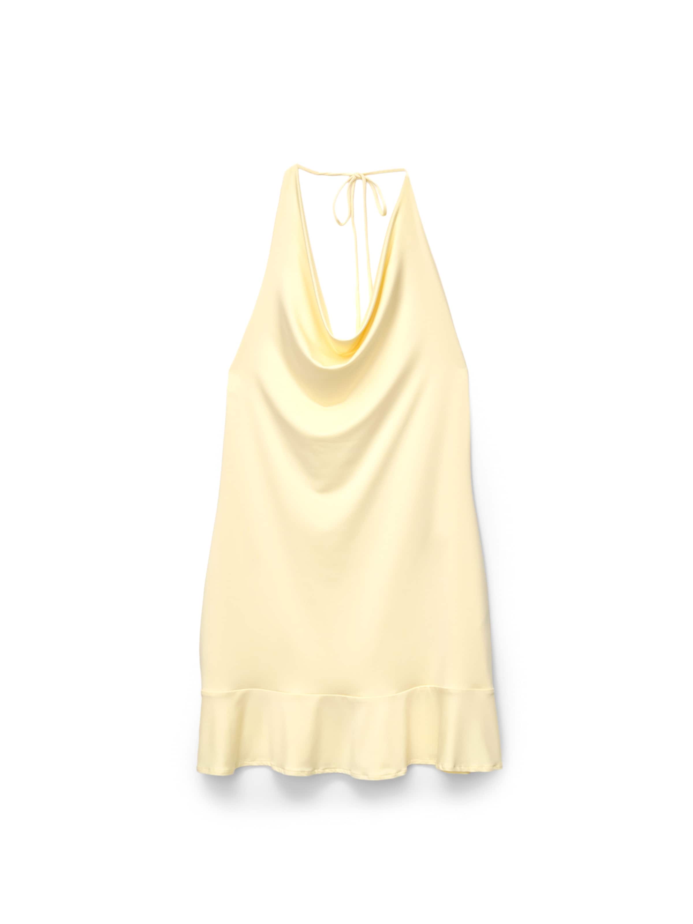 Pull&Bear Šaty - Žltá: predná strana