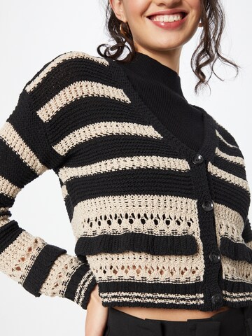 Sisley Knit Cardigan in Black