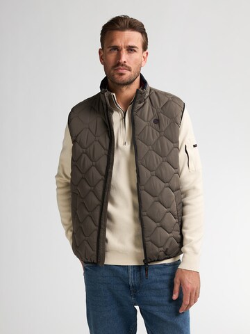 Petrol Industries Bodywarmer in Bruin: voorkant