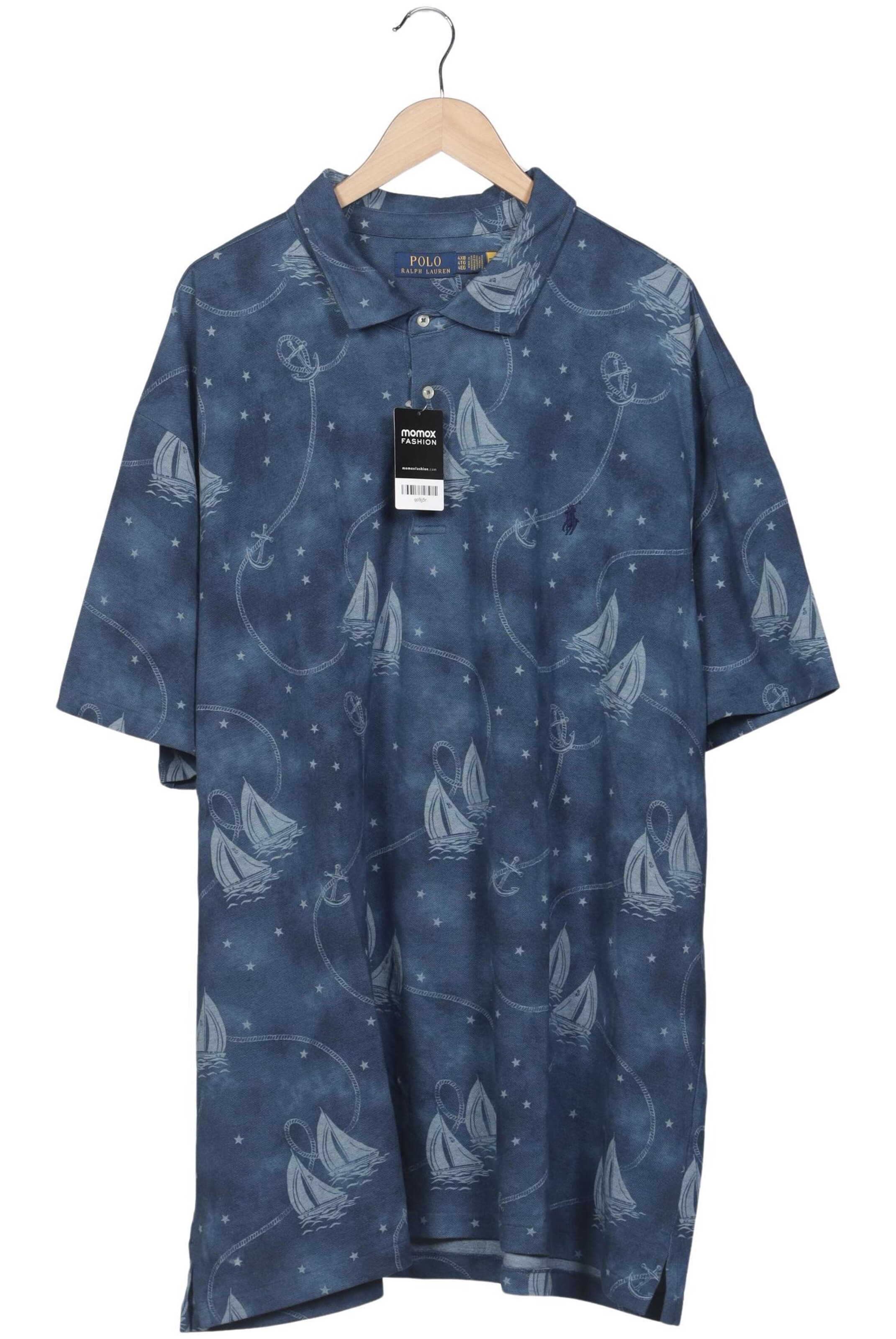 Polo Ralph Lauren Shirt in 4XL in Blue: front
