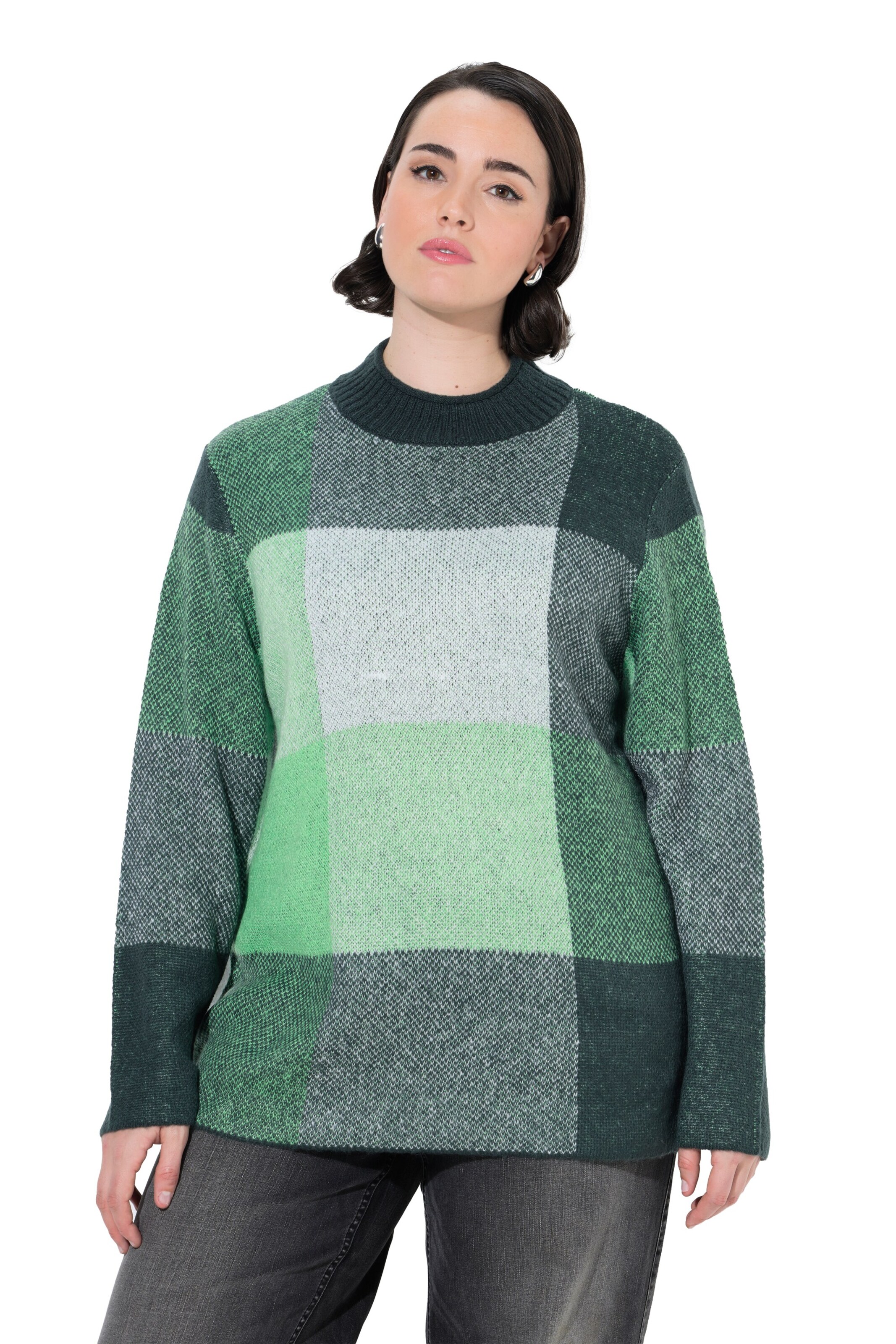 Ulla Popken Sweater in Green: front
