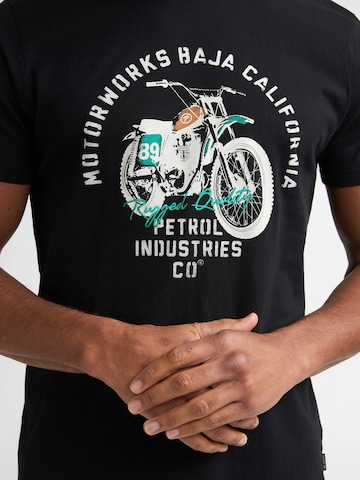 T-Shirt 'Classic' Petrol Industries en noir