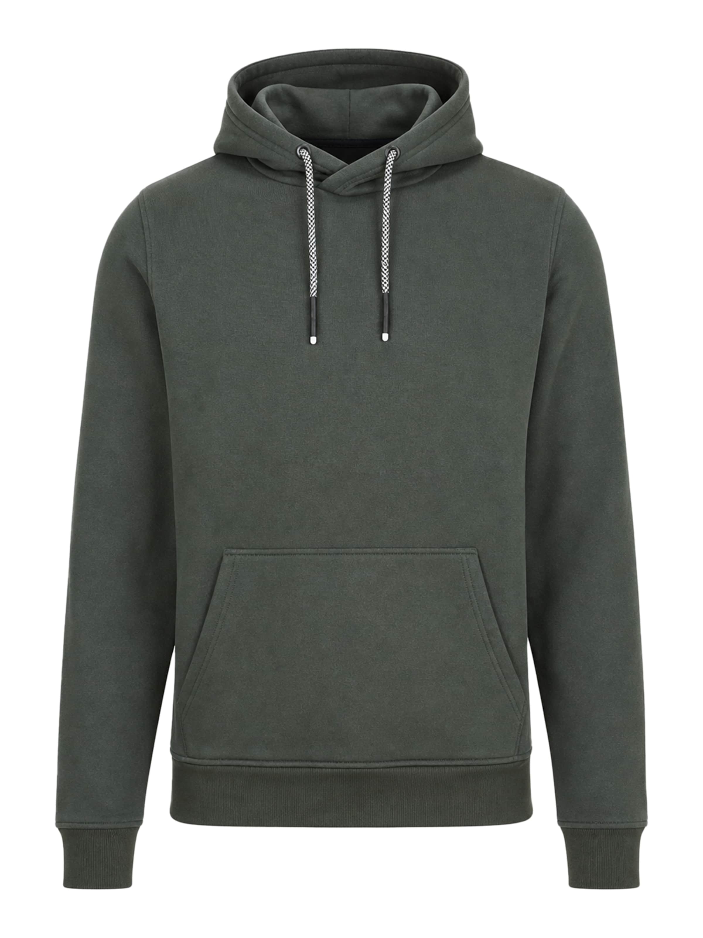 BRAVE SOUL Sweatshirt in Groen: voorkant