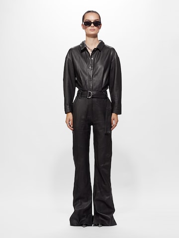 Young Poets Jumpsuit 'Jupiter' in Zwart: voorkant