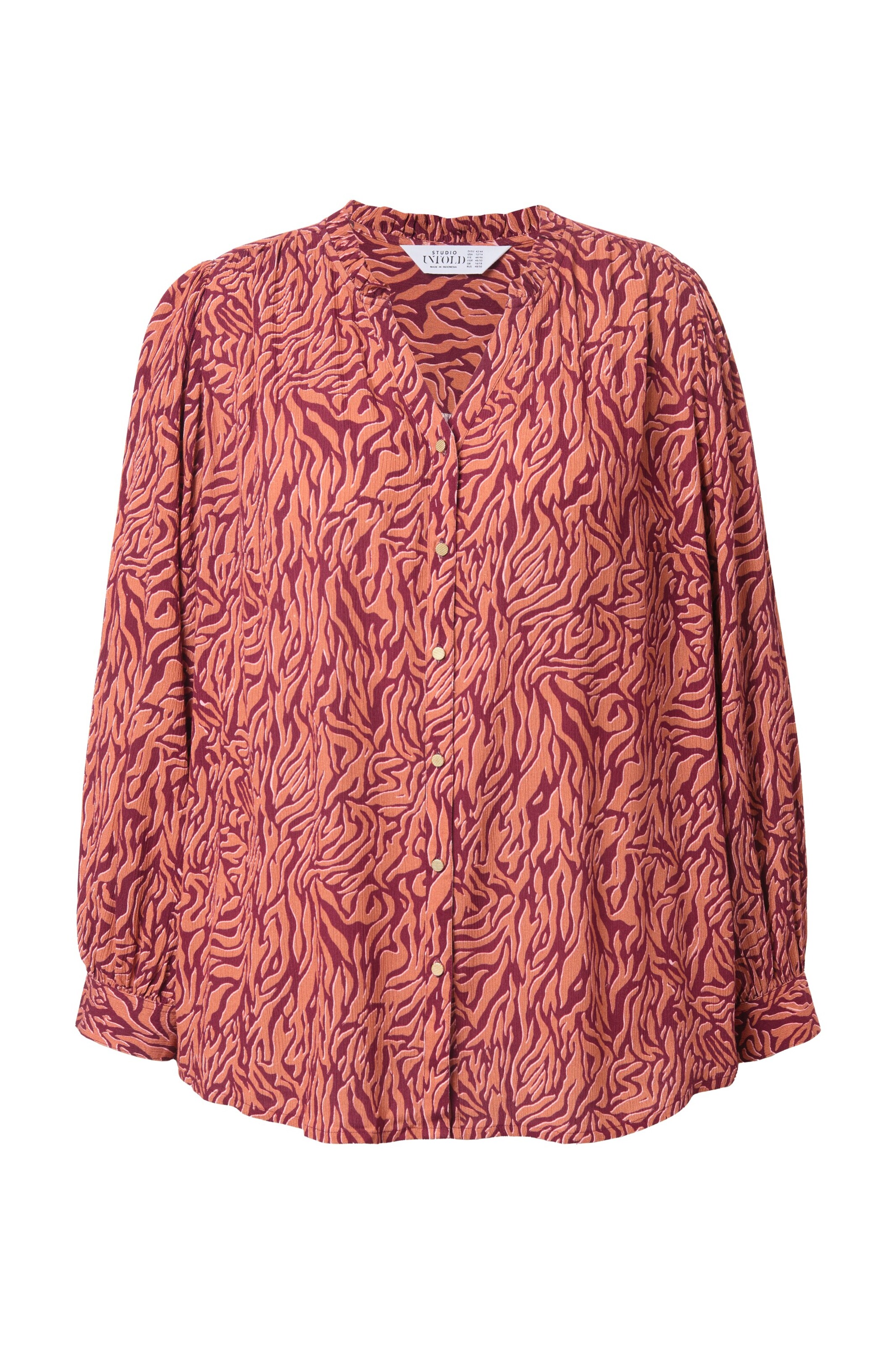 Studio Untold Blouse in Roze: voorkant