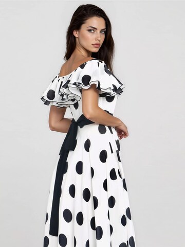 MATSOUR’I Cocktail dress 'Scarlett Midi' in White