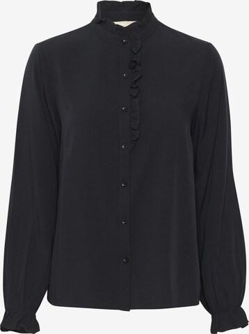 Cream Blouse 'Venea' in Black: front