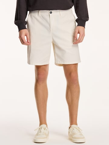 Shiwi Štandardný strih Chino nohavice 'Jack' - biela: predná strana