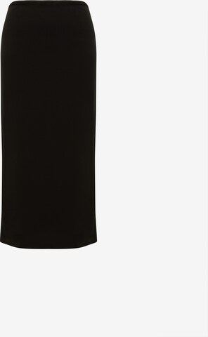 Tussah Skirt in Black: front