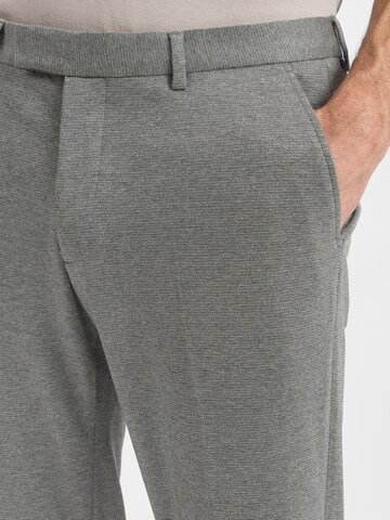 BENVENUTO Regular Pleated Pants ' Messina J ' in Grey