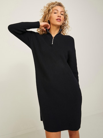 JJXX Knitted dress 'Sandra' in Black: front
