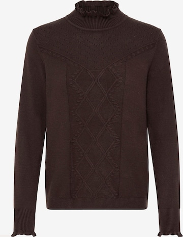 Pullover 'POXBMMNERA' di Oxmo in marrone: frontale