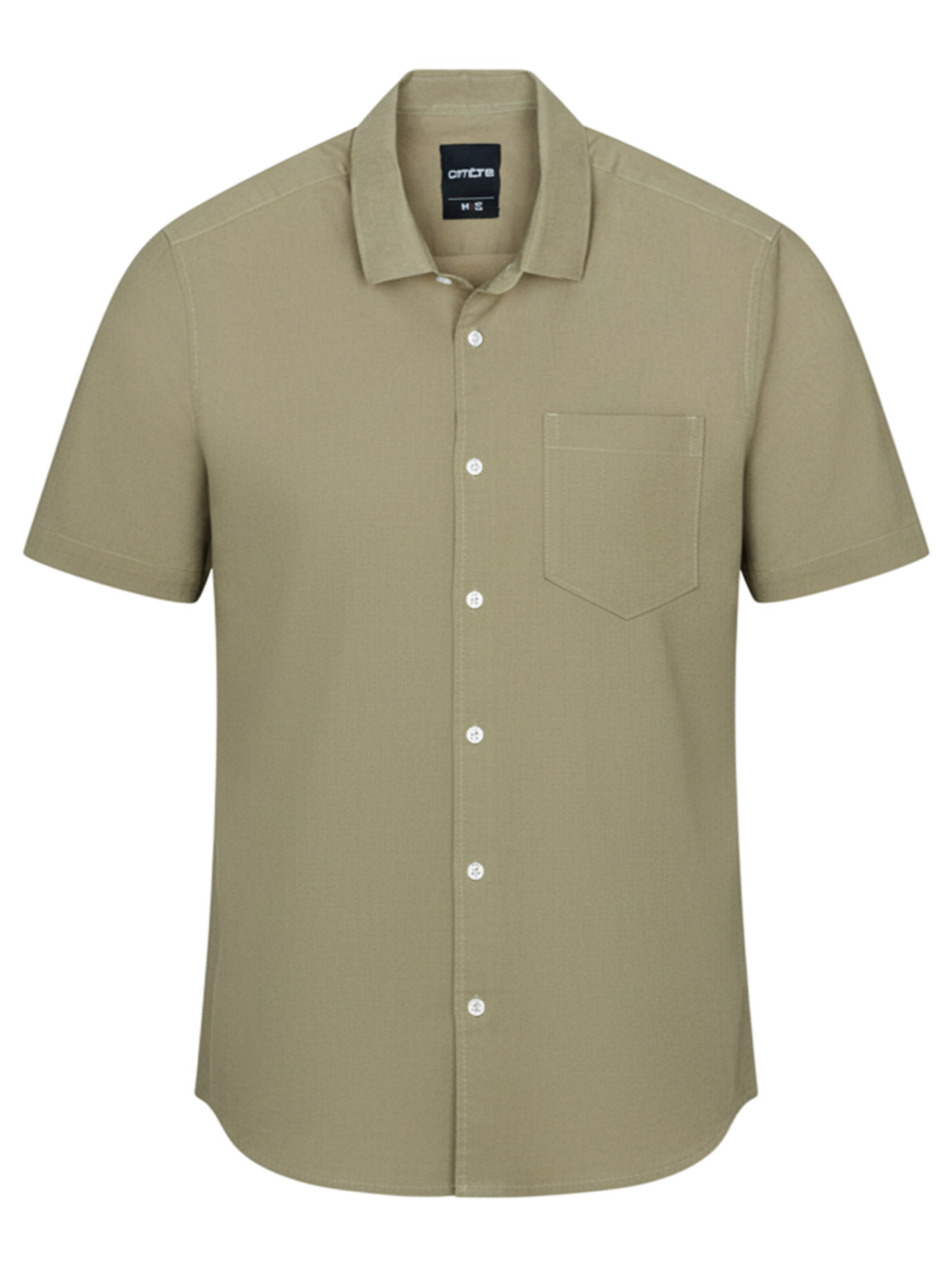 Chemise 'OM-SHSS-0167' Ombre en vert : devant