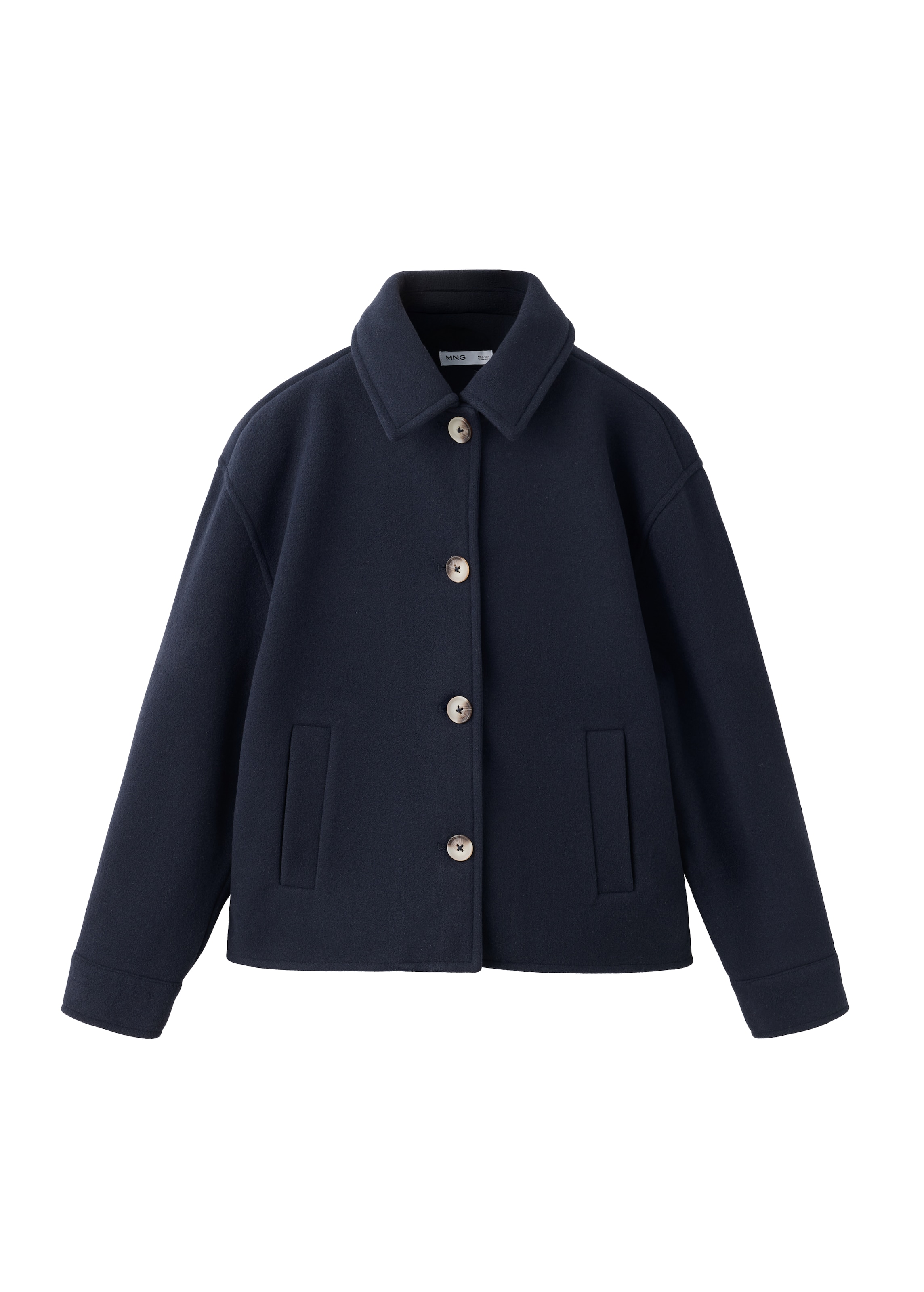 MANGO KIDS Between-season jacket in Blue: front