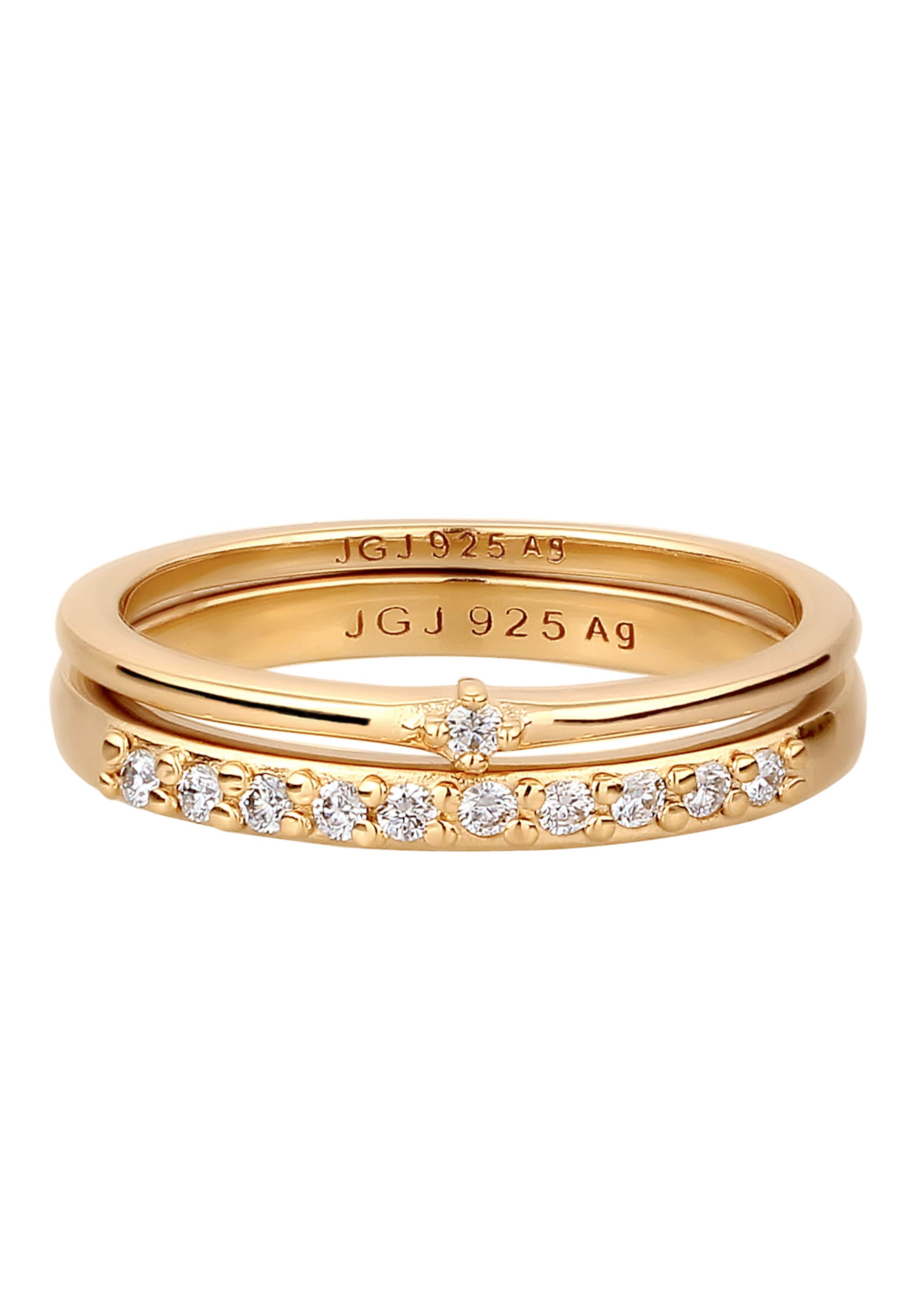 Elli DIAMONDS Jewelry Set in Gold