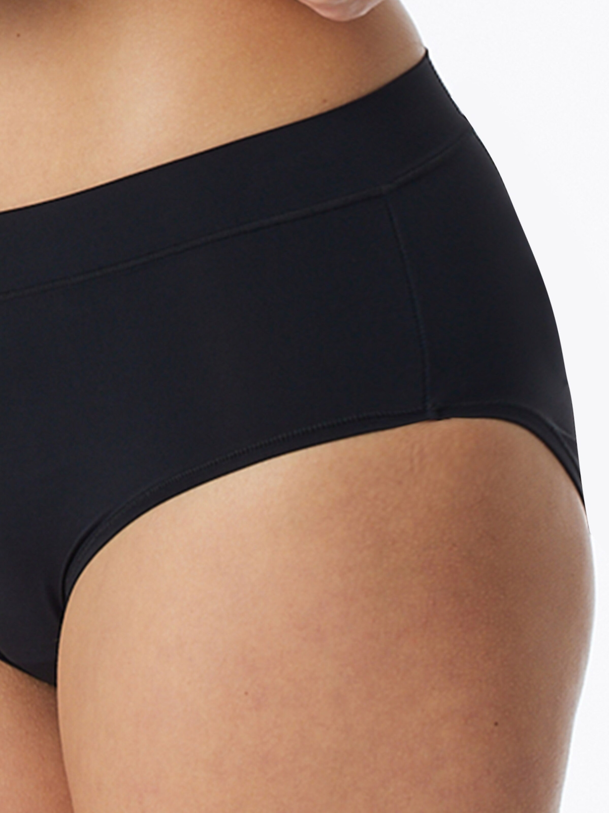 SCHIESSER Broekje ' Retro Pants Unique Micro ' in Zwart