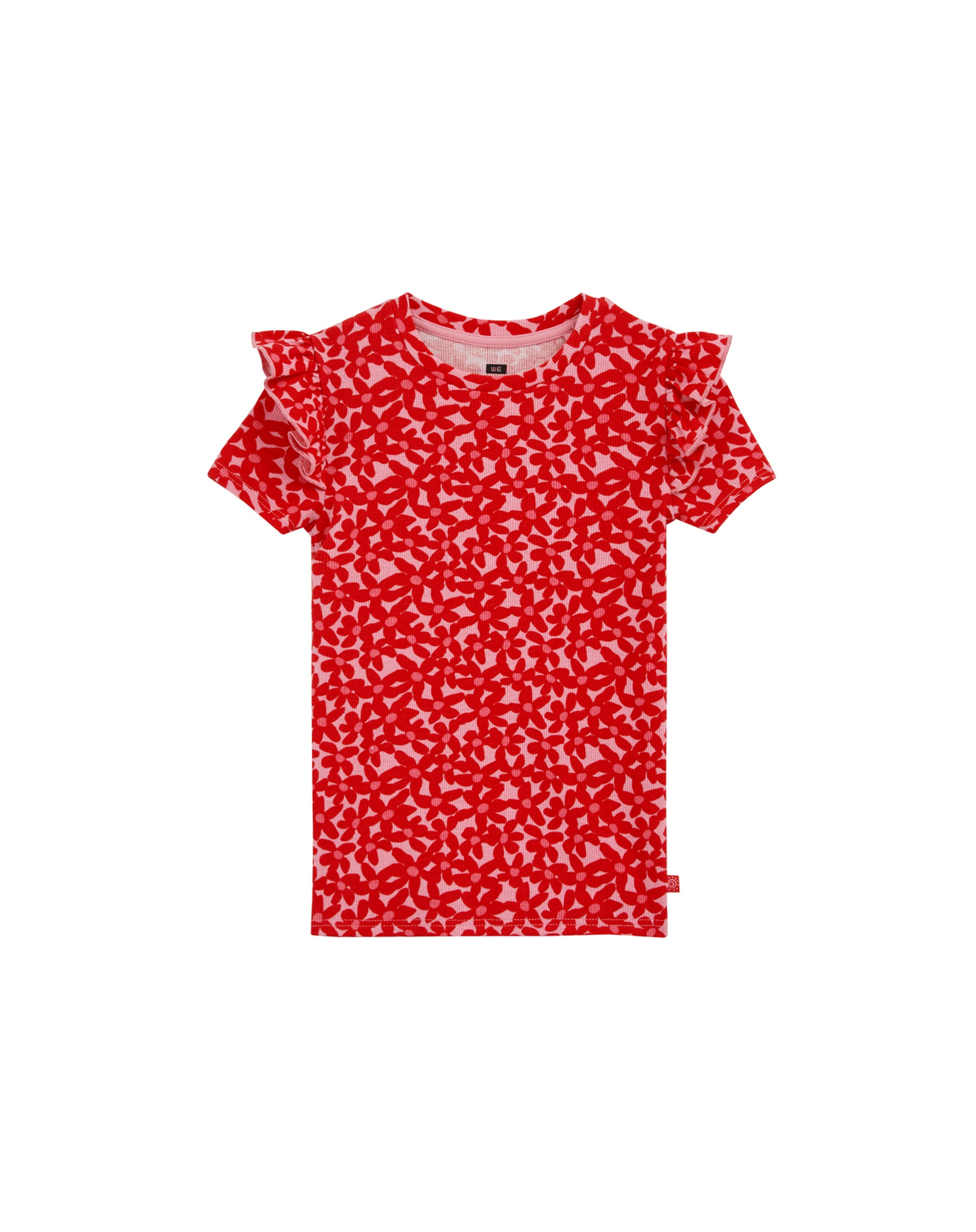 T-Shirt WE Fashion en rose : devant