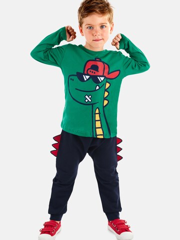 Denokids Trainingspak 'Dinosaur Spikes' in Groen: voorkant