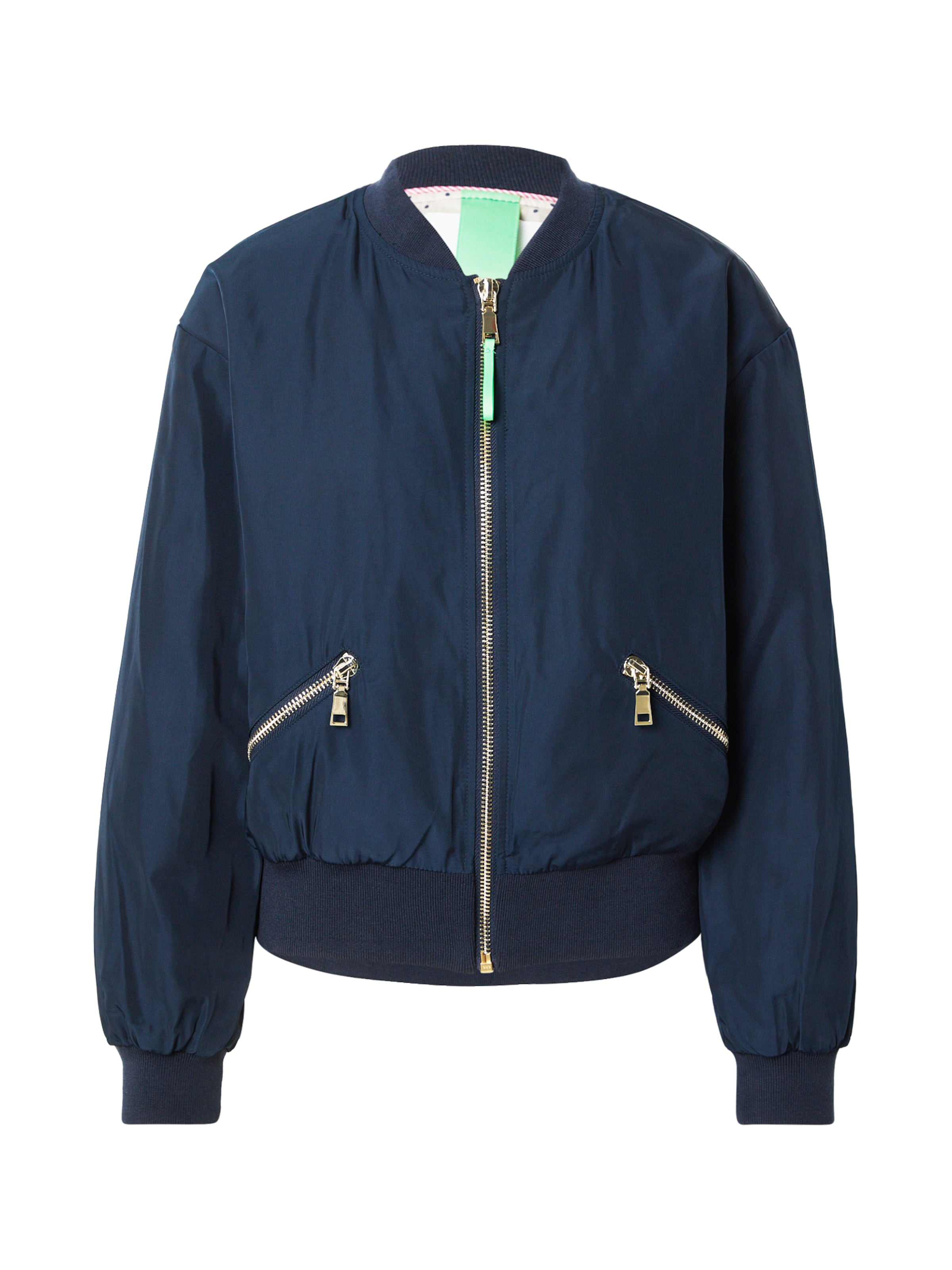 NÜMPH Φθινοπωρινό και ανοιξιάτικο μπουφάν 'Ellanora' σε μπλε: μπροστά