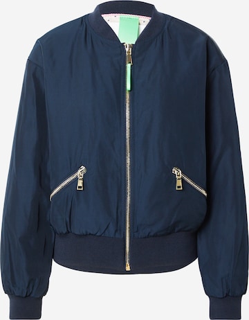 NÜMPHPrijelazna jakna 'Ellanora' - plava boja: prednji dio